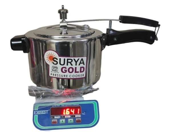 Surya Gold 5L Pressure Cooker ISI Registered  - 12