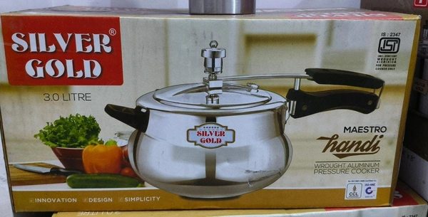Silver Gold Handi 3L ISI Registered  - 12