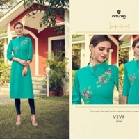 VIVA Straight Kurta  - off white