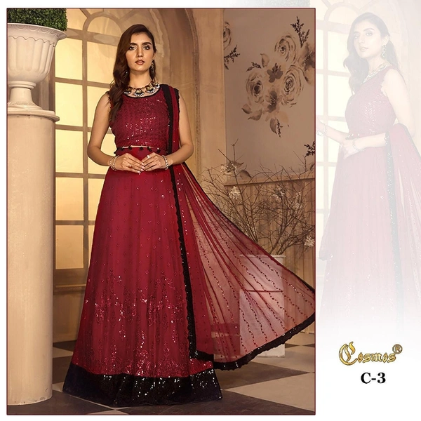 Anaya Pakistani Suit - Red