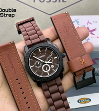 FOSSIL DOUBLE STRAP WATCH - FOSSIL WITH ORIGINAL IMPORTED BRAND BOX