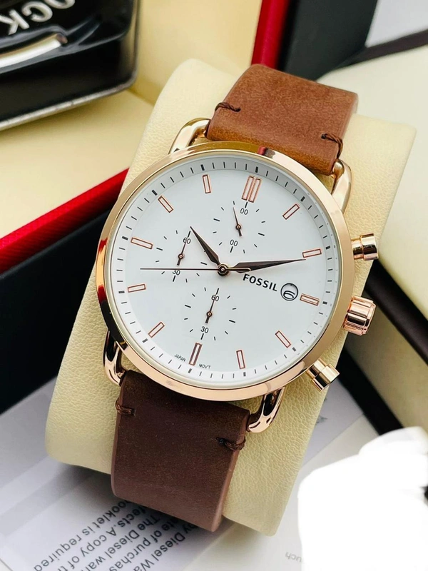 Fossil White Watch