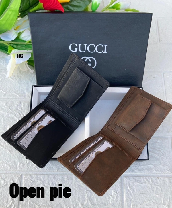 GUCCI BELT & WALLET COMBO - BROWN