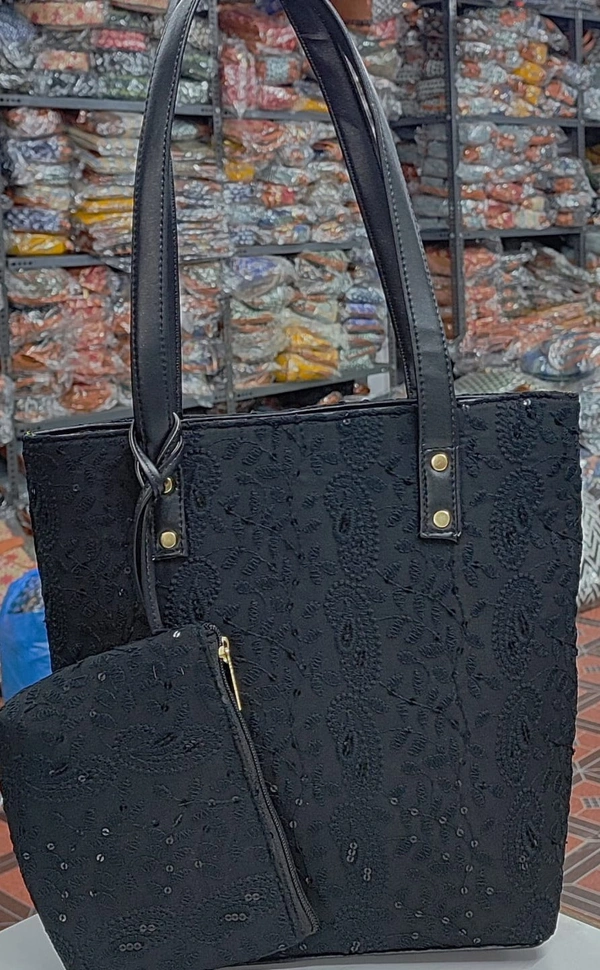 Chiken Kari Tote Pouch - Black