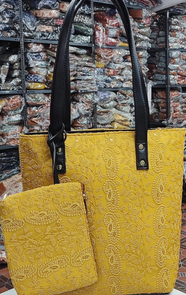 Chiken Kari Tote Pouch - Yellow