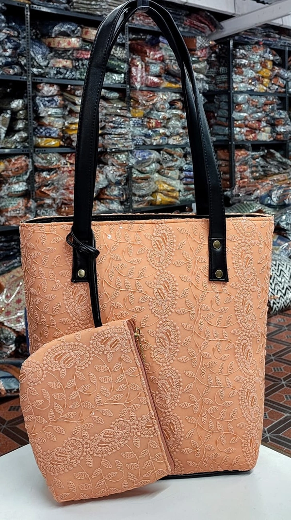 Chiken Kari Tote Pouch - Pink