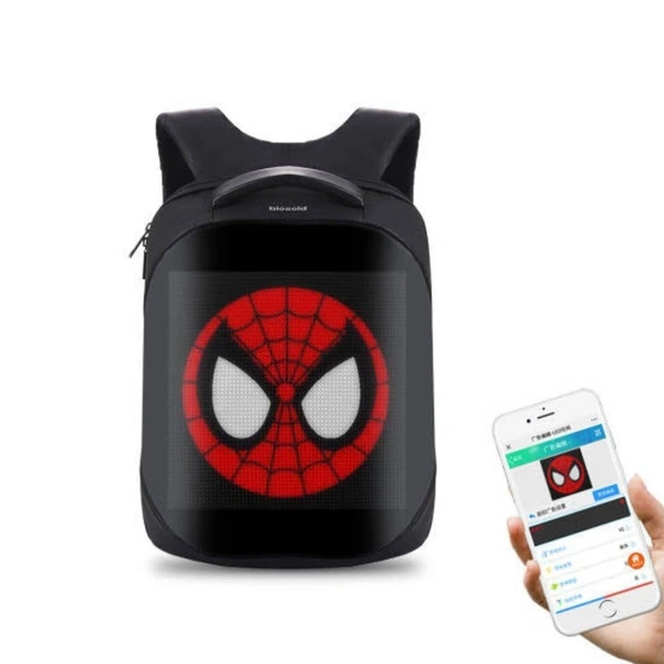 LED Backpack Anti theft Bag