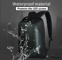 LED Backpack Anti theft Bag