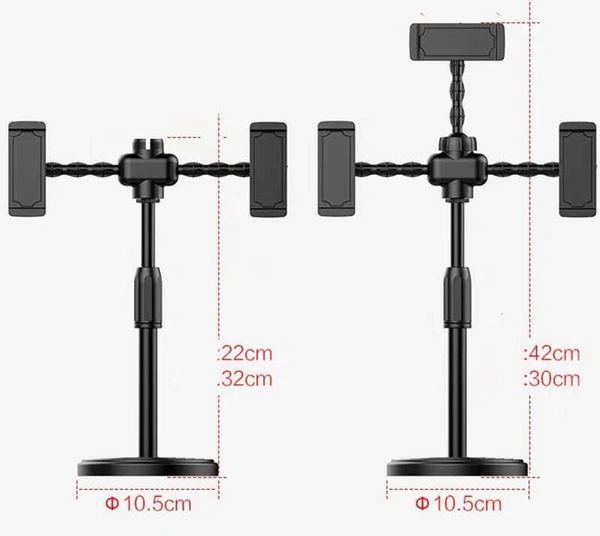 K06 Multi bracket Tablet & Phone Mic Stand