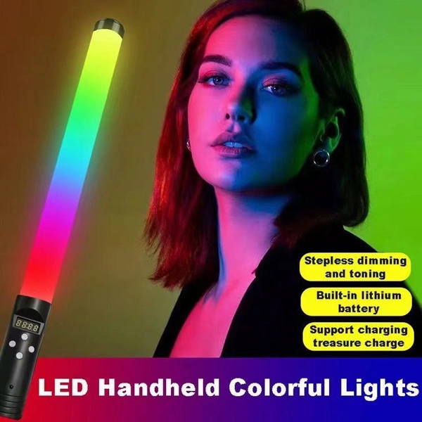 RGB Light Stick, Portable Handheld LED Light Wand with Remote Control photographic