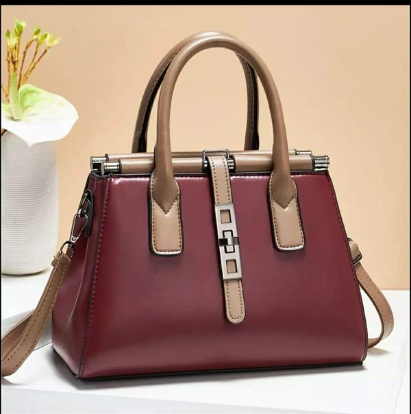 IMPORTED HAND BAGS - Maroon
