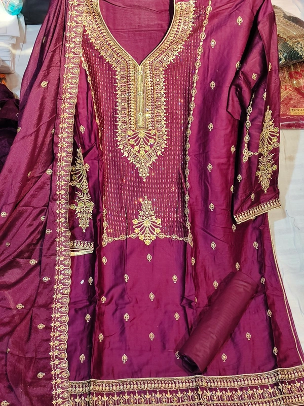 Radhika Fashion - Burgundy