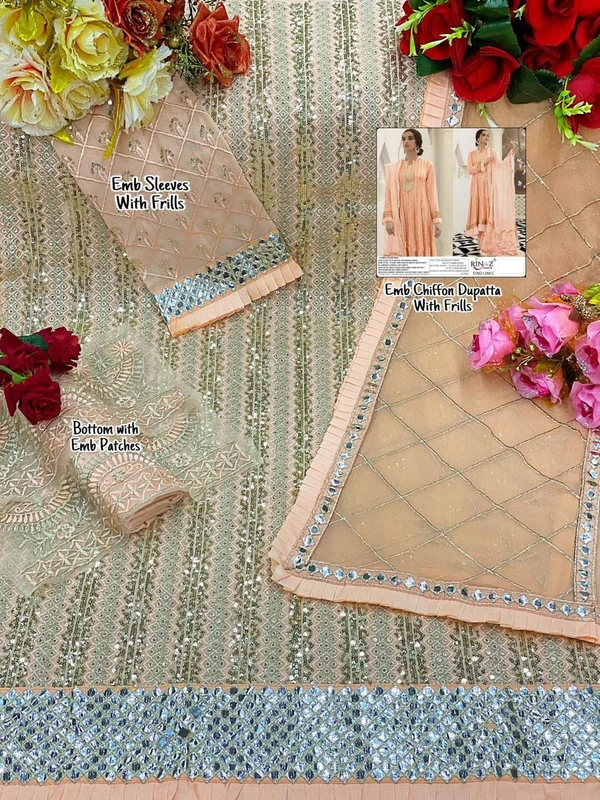 Rinaz Fashion - Peach