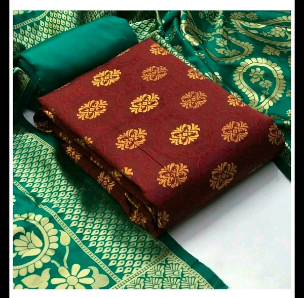 NITYA DESIGNER LADIES DRESS MATTERIAL - MAROON