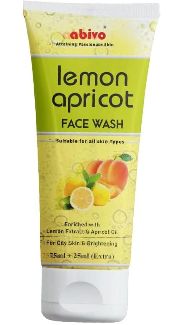 LEMON APRICOT FACEWASH - 75ML+25ML(EXTRA)