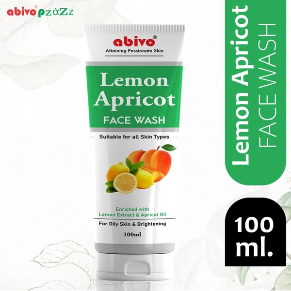 LEMON APRICOT FACEWASH - 75ML+25ML(EXTRA)
