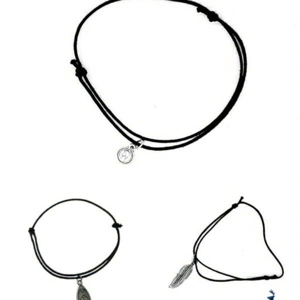 German Silver Thread Anklet collection combo of 5 -ds02 - india, 5.0