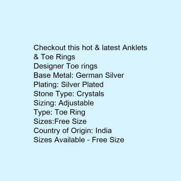 Designer Toe rings - 5.0