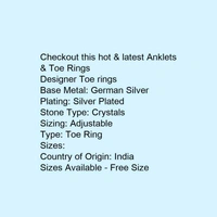 Designer Toe rings - 5.0