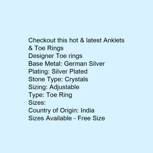 Designer Toe rings - 5.0