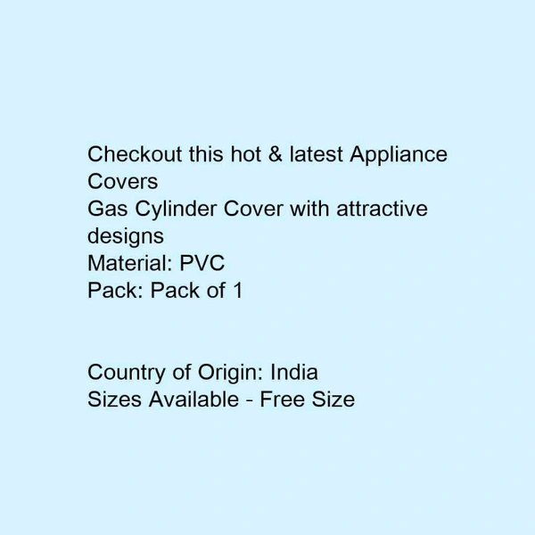 Gas Cylinder Cover with attractive designs - 5.0