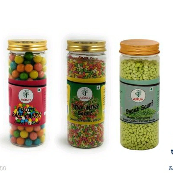 Axium Fruit Ball, Tiny Miny Saunf, Sweet Saunf -700 Gram - 5.0