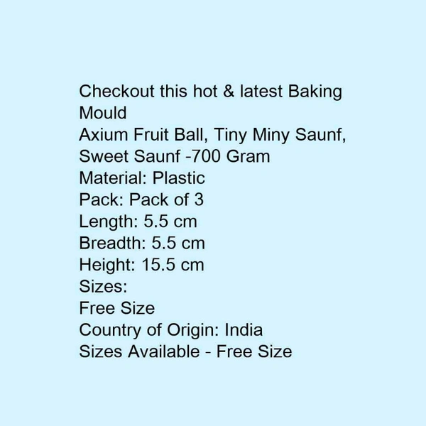 Axium Fruit Ball, Tiny Miny Saunf, Sweet Saunf -700 Gram - 5.0