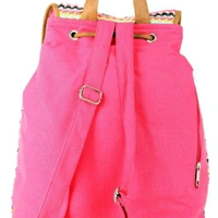 ASTRID MULTI COTTON DHURRY GIRLS BACKPACK MEDIUM SIZE - 5.0