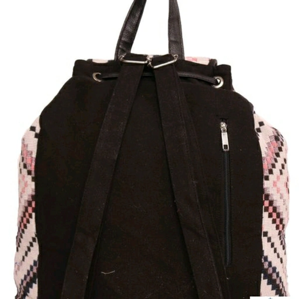 ASTRID MULTI COTTON DHURRY GIRLS BACKPACK MEDIUM SIZE - 5.0