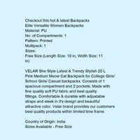 Elite Versatile Women Backpacks - 5.0