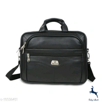 Hotshot Artificial Leather 15.6 inch Laptop Messenger office/business travel Bag for Men and Women - 5.0