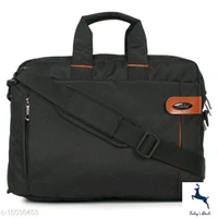 Hotshot Artificial Leather 15.6 inch Laptop Messenger office/business travel Bag for Men and Women - 5.0