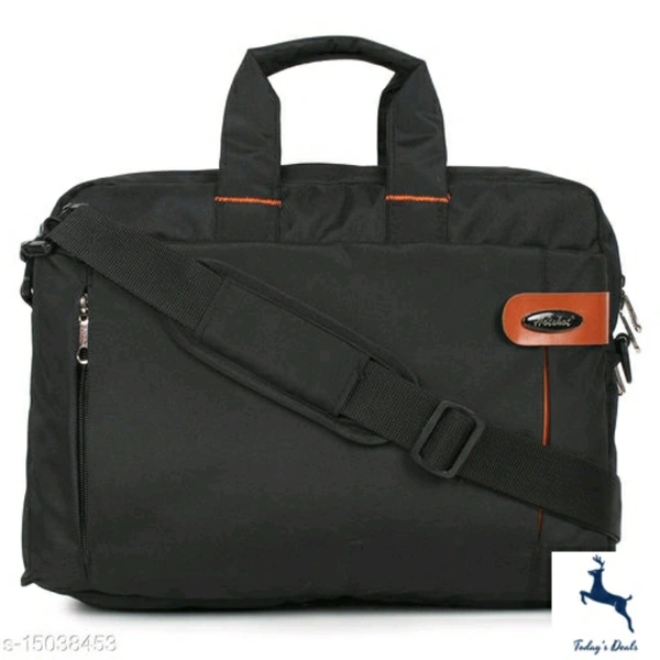Hotshot Artificial Leather 15.6 inch Laptop Messenger office/business travel Bag for Men and Women - 5.0