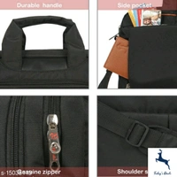 Hotshot Artificial Leather 15.6 inch Laptop Messenger office/business travel Bag for Men and Women - 5.0