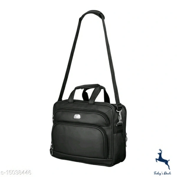Hotshot Artificial Leather 15.6 inch Laptop Messenger office/business travel Bag for Men and Women - 5.0