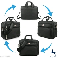 Hotshot Artificial Leather 15.6 inch Laptop Messenger office/business travel Bag for Men and Women - 5.0