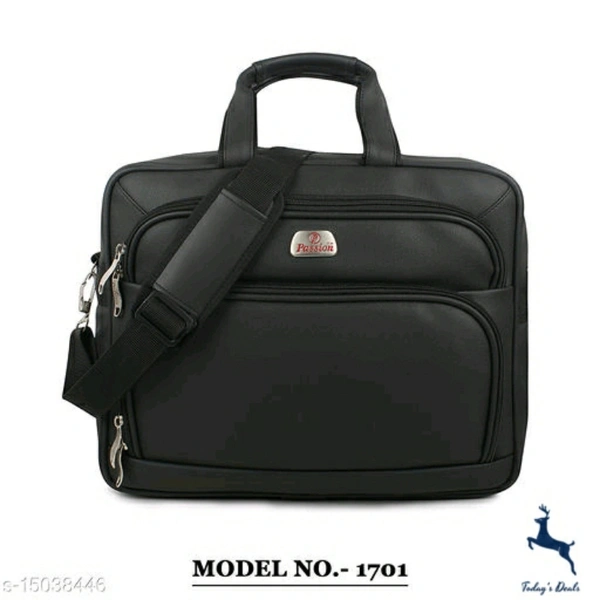 Hotshot Artificial Leather 15.6 inch Laptop Messenger office/business travel Bag for Men and Women - 5.0