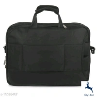 Hotshot Artificial Leather 15.6 inch Laptop Messenger office/business travel Bag for Men and Women - 5.0