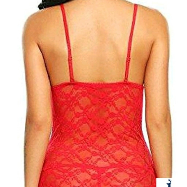 Women's Embroidered Polyester Babydoll - 5.0