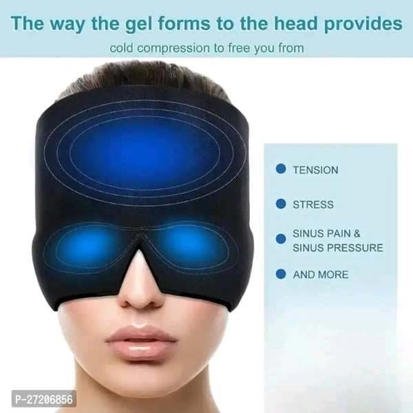  Migraine Relief Cap, Cold Therapy Headache Relief Hat/Ice Head Wrap/Ice Pack Mask, Cold Compress Headache Relief Cap for Tension, Sinus  Stress Black* * *COD Available*This product is non-returnable⚡⚡ Hurry, 5 units available onlyHi, check out this product available at best price for you.💰💰 If you want to buy this product, message me