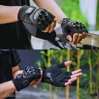 🔥 Unique Riding Gloves - Premium Quality For Bike Lovers 🔥
 - Black, Bike Gloves, Free