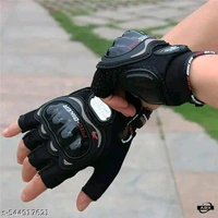 🔥 Unique Riding Gloves - Premium Quality For Bike Lovers 🔥
 - Black, Bike Gloves, Free