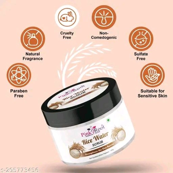 Pink Root Kiwi Face Scrub 100gm