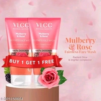 Catalog Name:*VLCC Mulberry & Rose Facewash - 300 ml - Buy One G