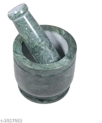 eGharonda, Green Marble Imam Dasta / Spice GrinderName: eGharonda, Green Marble Imam Dasta / Spice GrinderMaterial: MarbleProduct Breadth: 15 CmProduct Height: 10 CmProduct Length: 5.5 CmNet Quantity (N): Pack Of 1Country of Origin: India