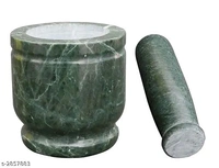 eGharonda, Green Marble Imam Dasta / Spice GrinderName: eGharonda, Green Marble Imam Dasta / Spice GrinderMaterial: MarbleProduct Breadth: 15 CmProduct Height: 10 CmProduct Length: 5.5 CmNet Quantity (N): Pack Of 1Country of Origin: India