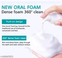 Teeth Whitening Foam Toothpaste Makes You Reveal Perfect & White Teeth, Natural Whitening Foam Toothpaste Mousse with Fluoride Deeply Clean Gums Remove Stains-60mlName: Teeth Whitening Foam Toothpaste Makes You Reveal Perfect & White Teeth, Natural Whitening Foam Toothpaste Mousse with Fluoride Deeply Clean Gums Remove Stains-60mlProduct Name: Teeth Whitening Foam Toothpaste 