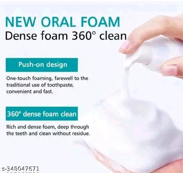Teeth Whitening Foam Toothpaste Makes You Reveal Perfect & White Teeth, Natural Whitening Foam Toothpaste Mousse with Fluoride Deeply Clean Gums Remove Stains-60mlName: Teeth Whitening Foam Toothpaste Makes You Reveal Perfect & White Teeth, Natural Whitening Foam Toothpaste Mousse with Fluoride Deeply Clean Gums Remove Stains-60mlProduct Name: Teeth Whitening Foam Toothpaste 