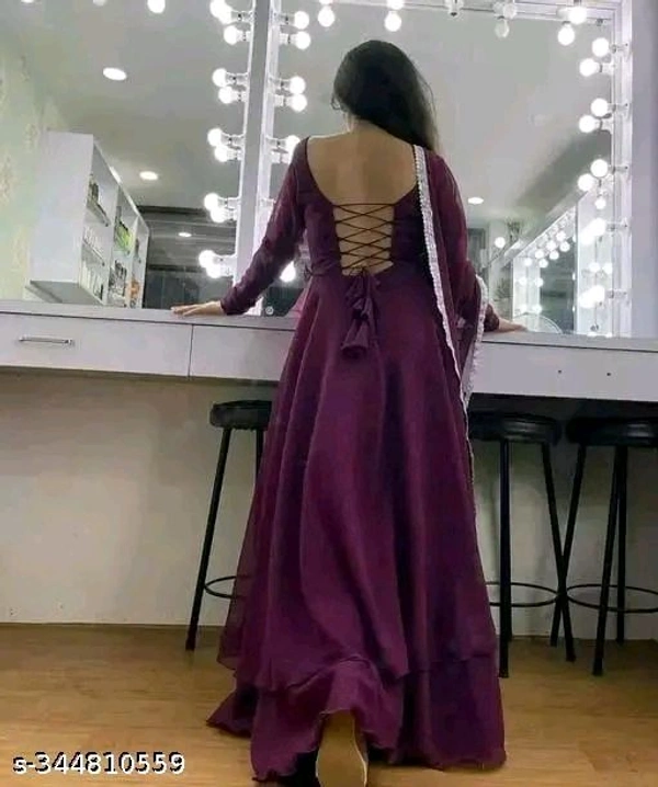 Sharara Georgette clothe wine Name: Sharara Georgette clothe wine Fabric: GeorgetteSleeve Length: Long SleevesPattern: SolidCombo of: SingleSizes:XS, S, M, L, XL, XXLCountry of Origin: India - XL