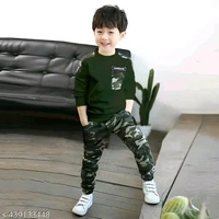 Modern Stylish Boys clothing SetsName: Modern Stylish Boys clothing SetsTop Fabric: CottonBottom Fabric: CottonSleeve Length: Long SleevesTop Pattern: PrintedBottom Pattern: PrintedNet Quantity (N): SingleAdd-Ons: No Add  - 9-12 Months